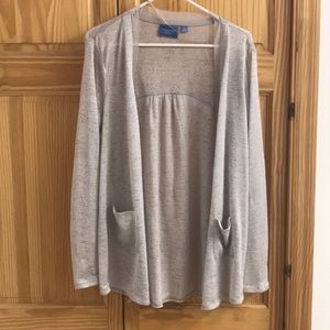 SimplyVera light sweater silver sheer XL